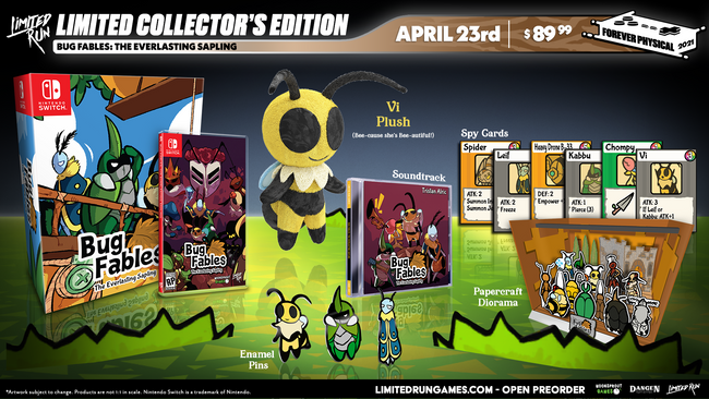 Switch Limited Run #105: Bug Fables: The Everlasting Sapling Collector's Edition