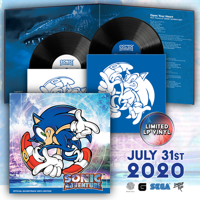 Sonic Adventure 1 & 2 on vinyl this Friday!