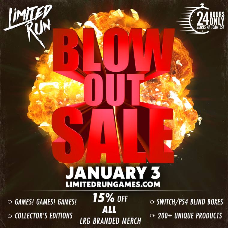 January 3rd Blowout Sale 2022