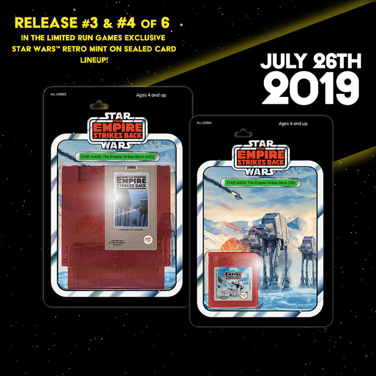 Star Wars™: The Empire Strikes Back for the NES and Game Boy!