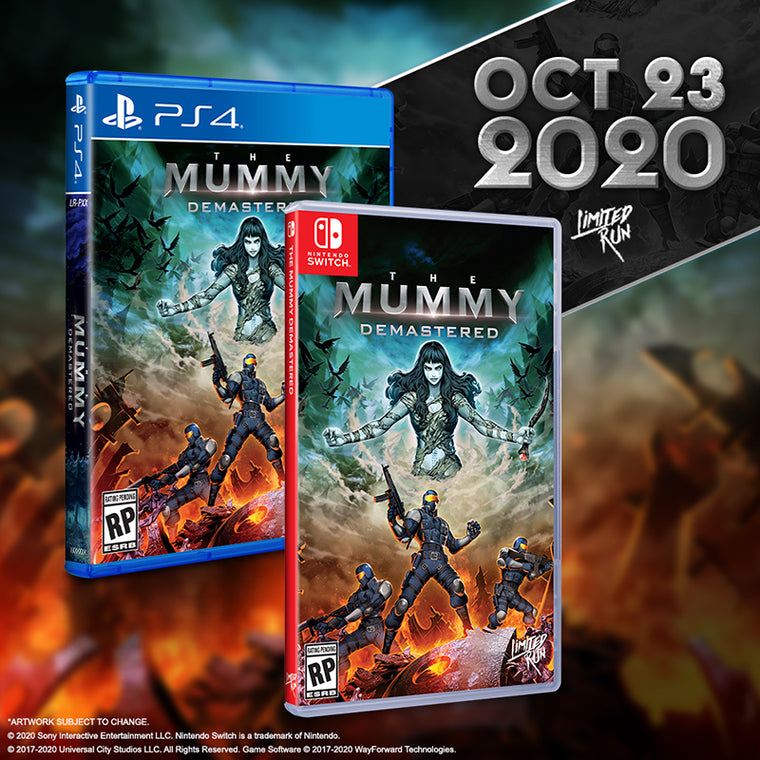 It's up to you to defend mankind in The Mummy Demastered.