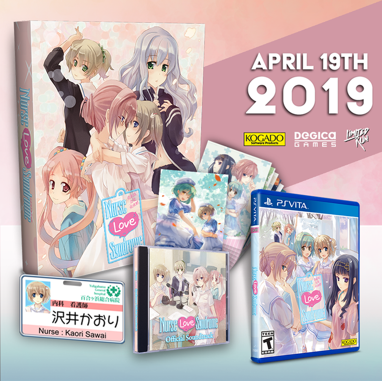 Nurse Love Syndrome is coming to PS Vita physically!