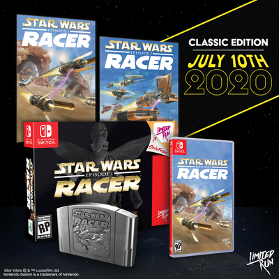 Star Wars: Episode 1 Racer will be getting a Limited Run for PS4, Switch, and PC!