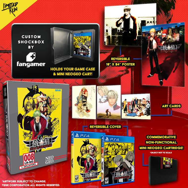 GAROU: MARK OF THE WOLVES gets a Limited Run for the PS4 this Friday!