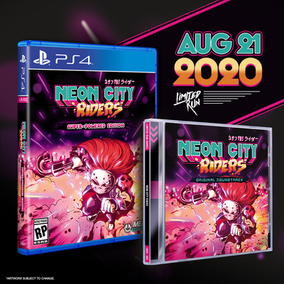 Neon City Riders gets a Limited Run for the PS4 this Friday!