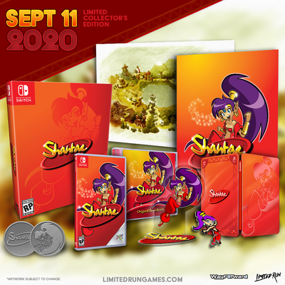 Shantae on GBC, Shantae on Switch, and Shantae: Risky's Revenge on Switch coming soon!