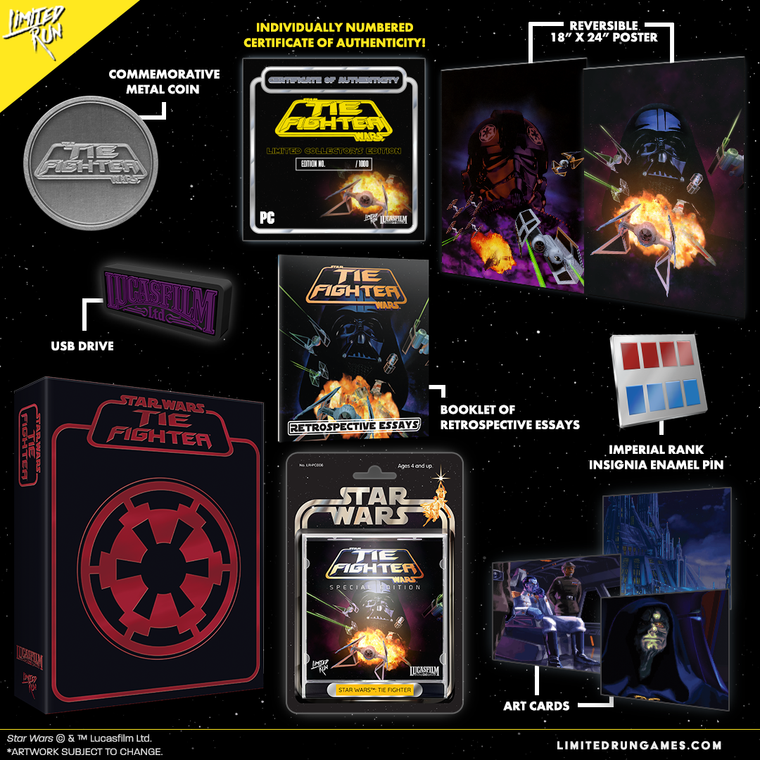 Star Wars: TIE Fighter Special Edition gets a Limited Run for the PC!