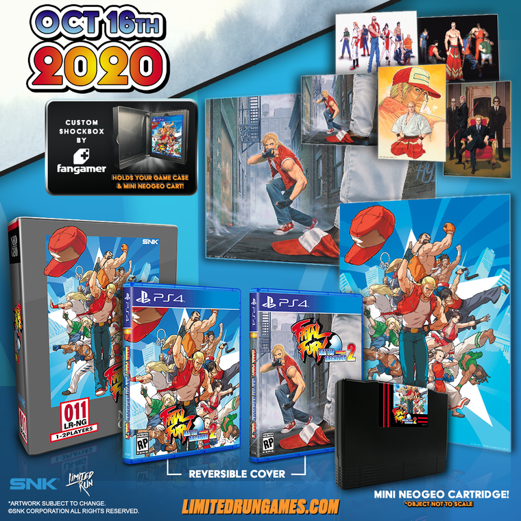 A physical Limited Run of Fatal Fury: Battle Archives Volume 2 from SNK coming this Friday!