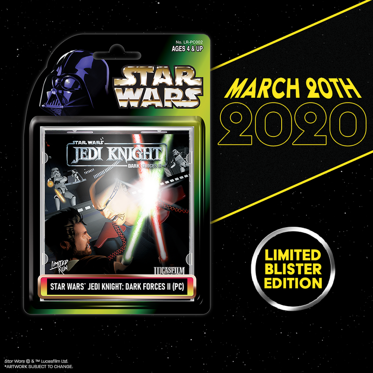 Star Wars Jedi Knight: Dark Forces II gets a Limited Run for the PC this Friday!