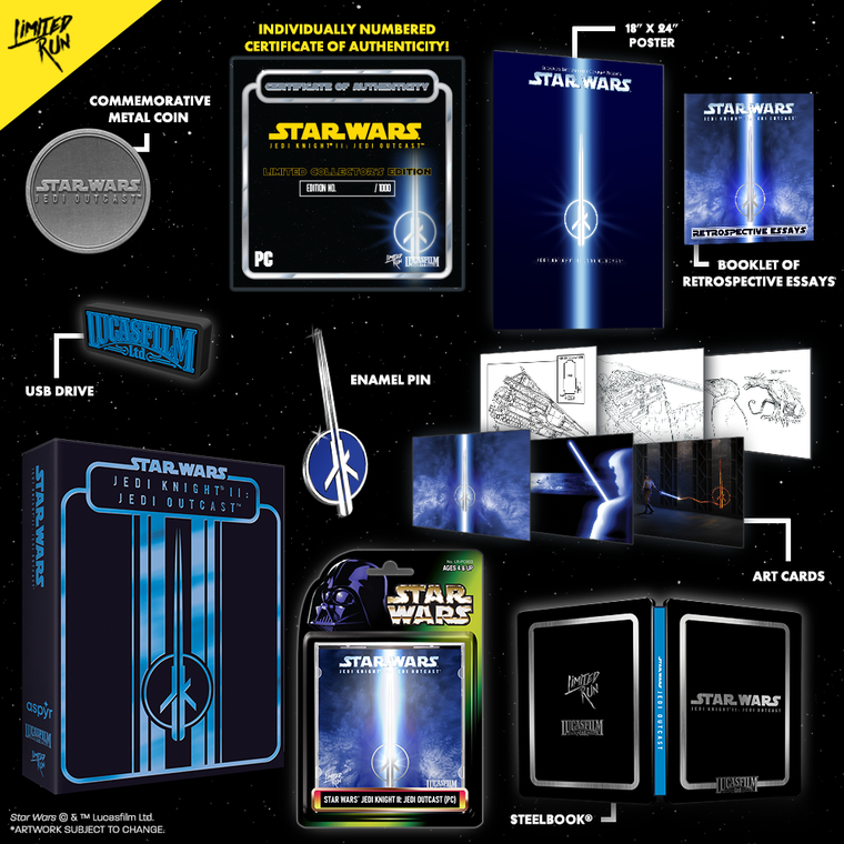 Star Wars Jedi Knight II: Jedi Outcast gets a Limited Run for PS4, Switch, and PC!