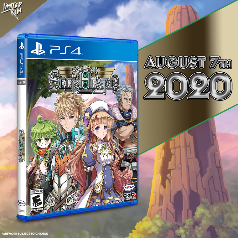 Seek Hearts gets a physical Limited Run for the PS4!