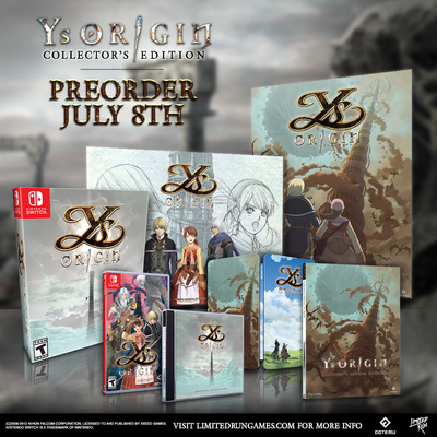 Ys Origin will be available to pre-order starting tomorrow!