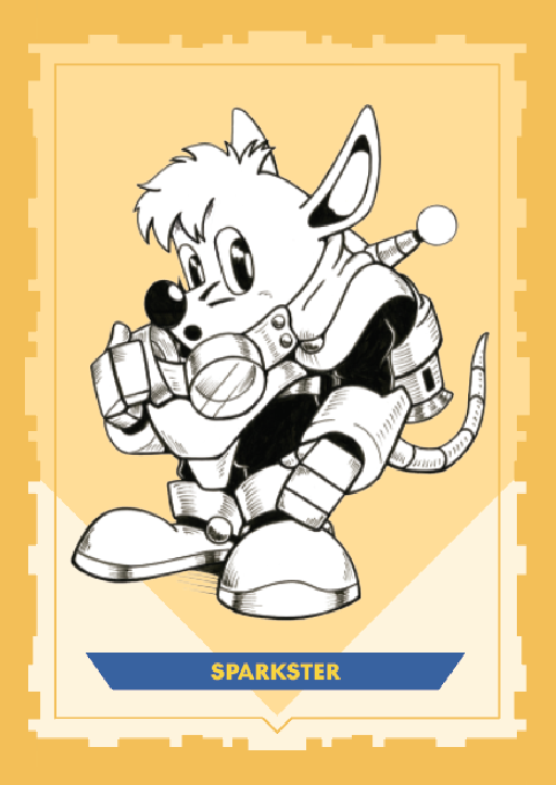 Rocket Knight Adventures: Re-Sparked Trading Card Set