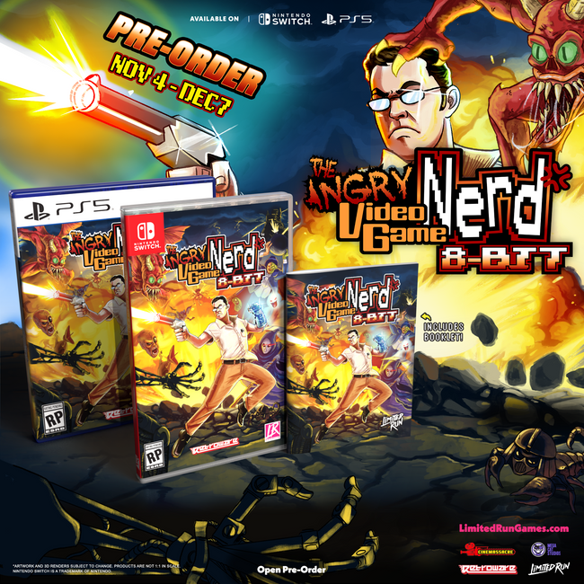 Angry Video Game Nerd 8-bit Standard Edition (Switch, PS5)