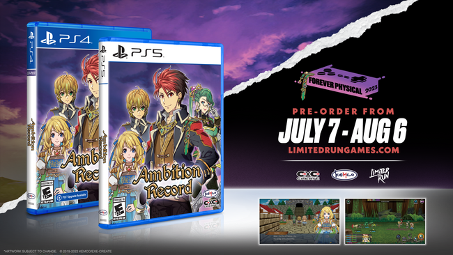 PS5 Limited Run #70: Ambition Record