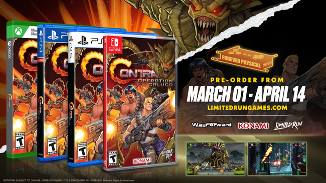 Limited Run #550: Contra: Operation Galuga (PS4)