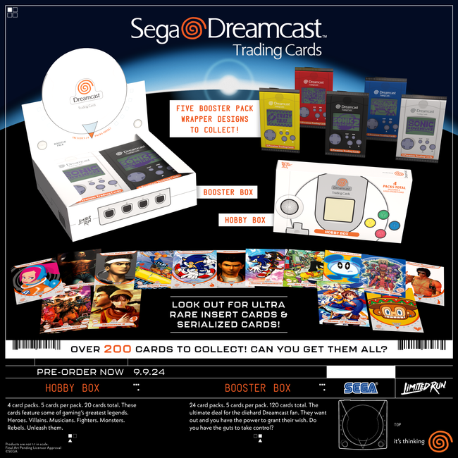 Sega Dreamcast Trading Cards - Booster Box