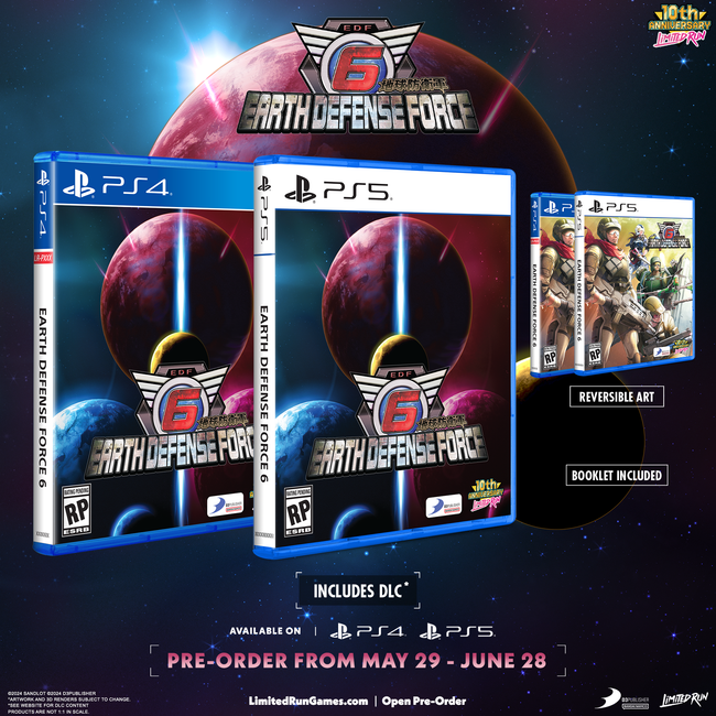 EARTH DEFENSE FORCE 6 Standard Edition (PS5, PS4)