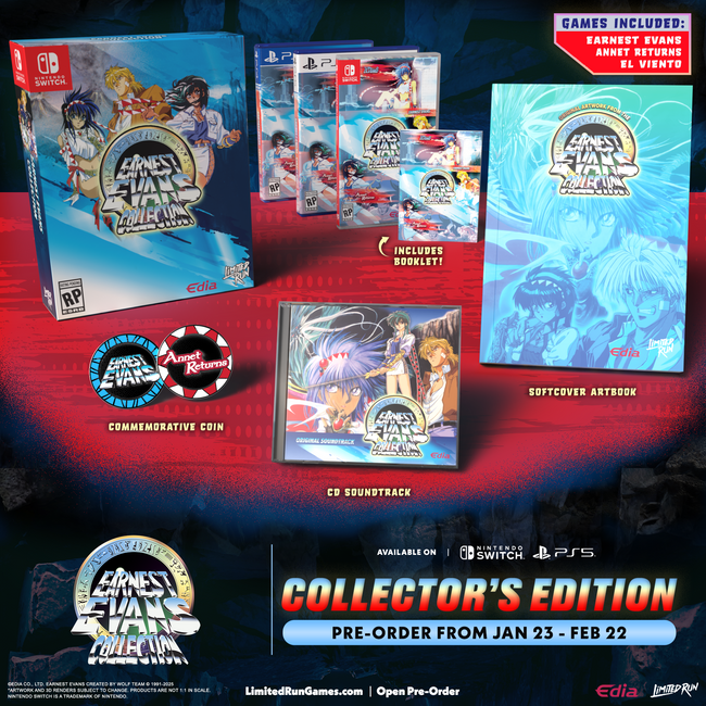 Earnest Evans Collector's Edition (Switch, PS5, PS4)