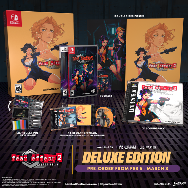 Fear Effect 2: Retro Helix Deluxe Edition Edition (Switch, PS5)