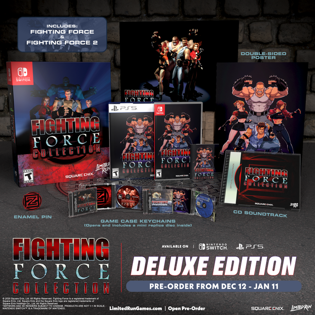 Fighting Force Collection Deluxe Edition (Switch, PS5)