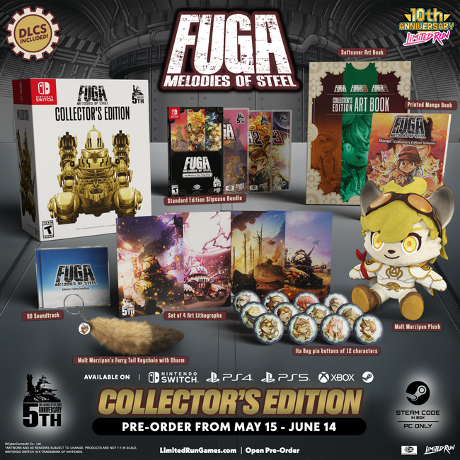 Fuga: Melodies of Steel 1, 2, & 3 Collector's Edition (Switch, PS5, PS4, Xbox, PC)