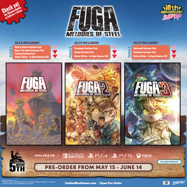 Fuga: Melodies of Steel Standard Edition (Switch, PS5, PS4, Xbox)