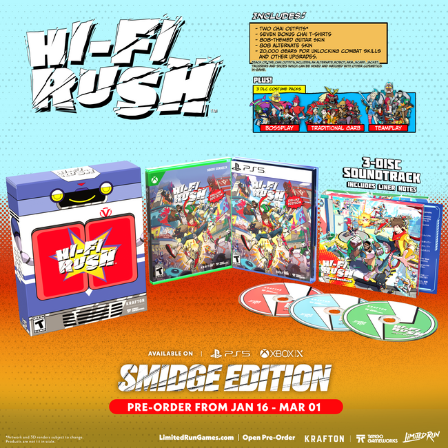Hi-Fi RUSH Smidge Edition (PS5, Xbox)