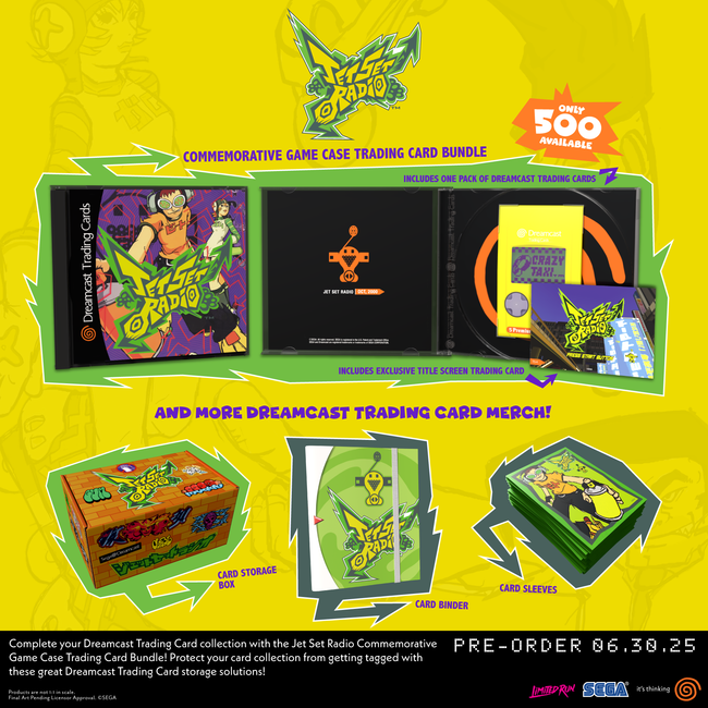 Jet Set Radio Commemorative Case Trading Card Bundle