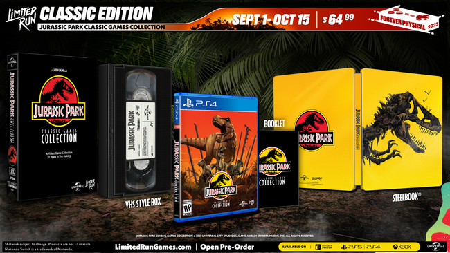 Jurassic Park: Classic Games Collection Classic Edition (PS4)