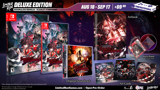 Switch Limited Run #210: Koumajou Remilia: Scarlet Symphony Deluxe Edition