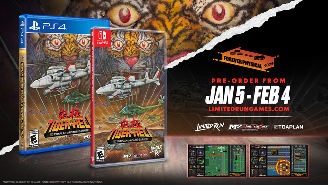Switch Limited Run #217: Toaplan Arcade Garage: Kyukyoku Tiger-Heli