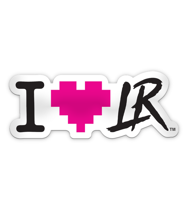 LRG NYC Pop-Up Exclusive I <3 LR Sticker