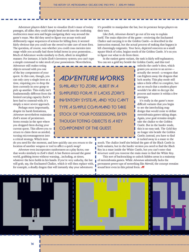 The History of Metroidvania: Decade One--1980-1990 (Hardcover)