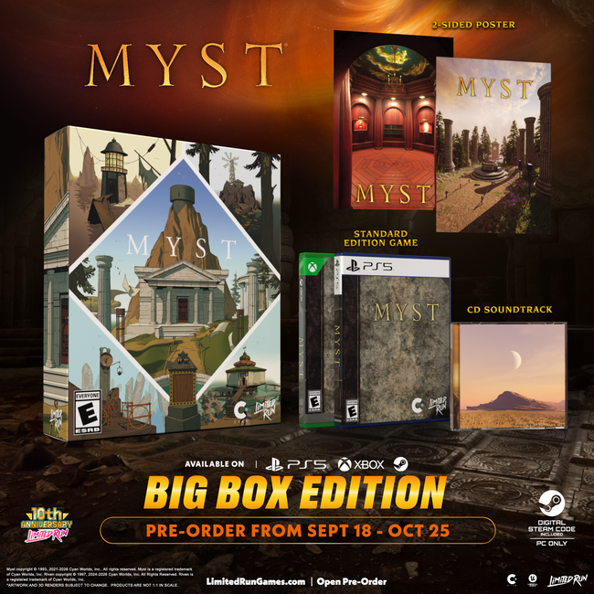 Myst Big Box Edition (PS5, Xbox, PC)