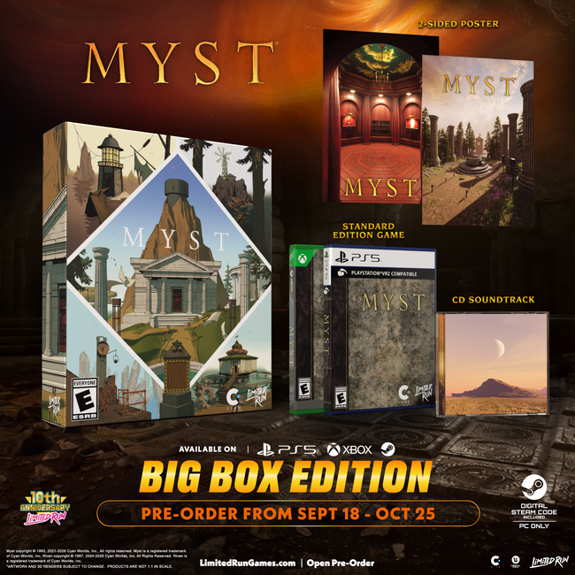Myst Big Box Edition (PS5, Xbox, PC)