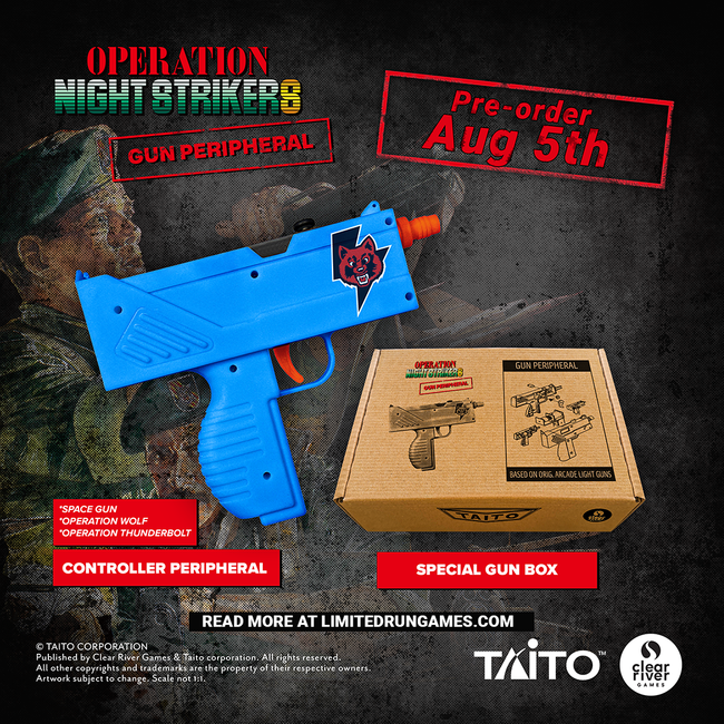 Operation Night Strikers Gun Peripheral Blue