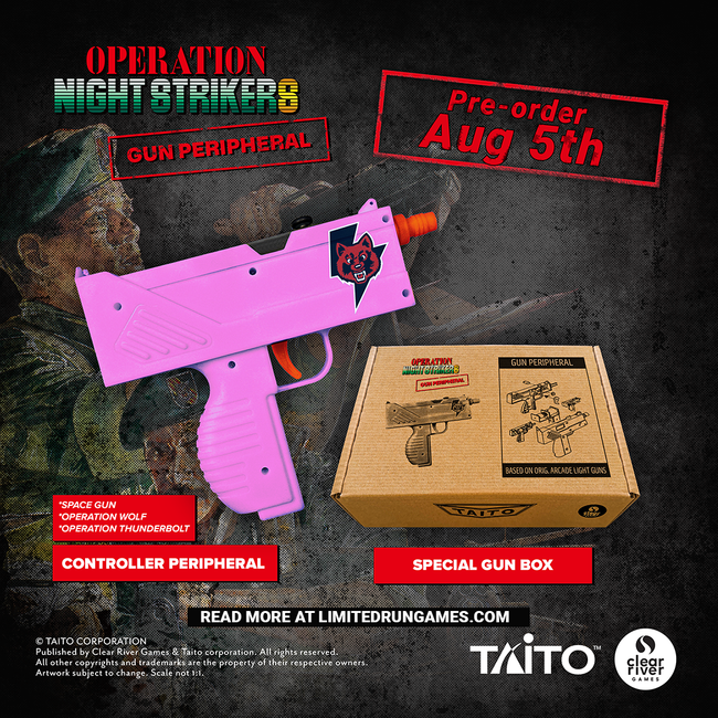 Operation Night Strikers Gun Peripheral Pink