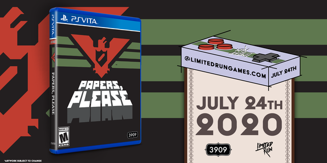 Limited Run #224: Papers, Please (Vita)