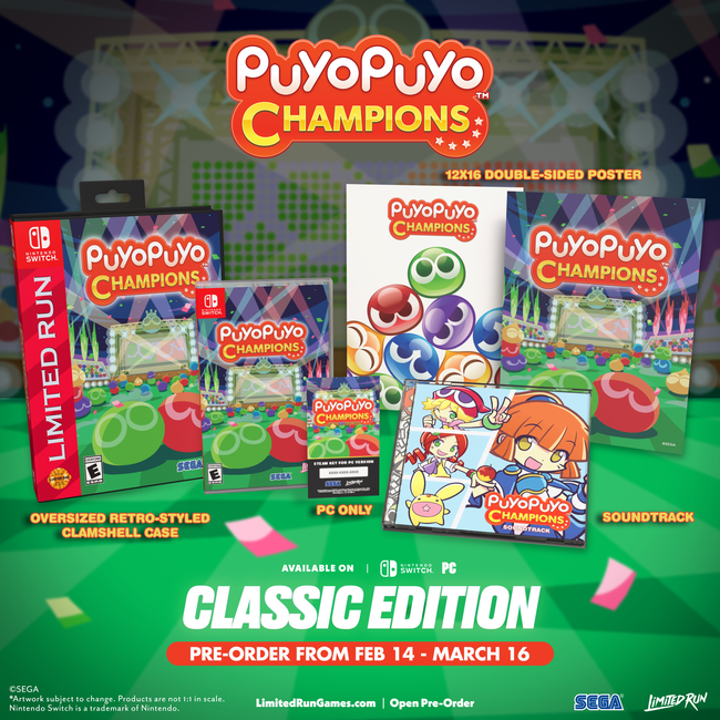 Puyo Puyo Champions Classic Edition (Switch, PC)