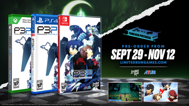 Limited Run #537: Persona 3 Portable (PS4)