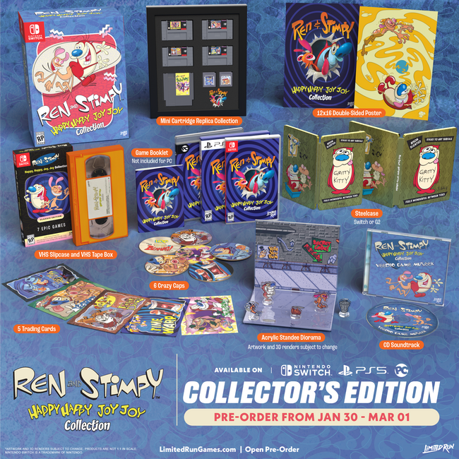 Ren & Stimpy Happy, Happy, Joy, Joy Collection Collector's Edition (Switch, PS5, PC)