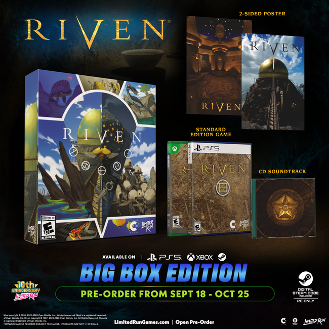 Riven Big Box Edition (PS5, Xbox, PC)