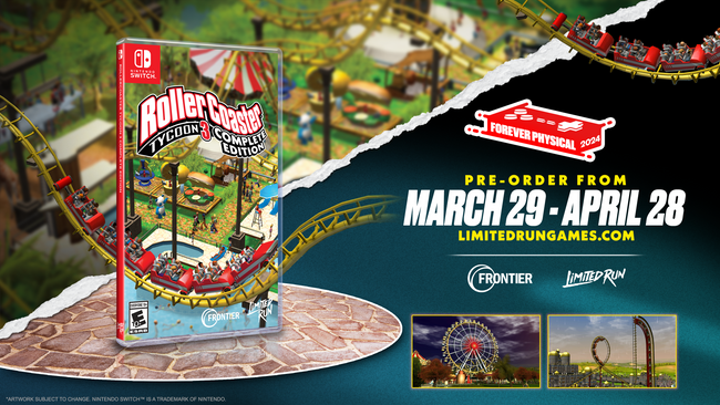 Switch Limited Run #233: RollerCoaster Tycoon 3 Complete Edition