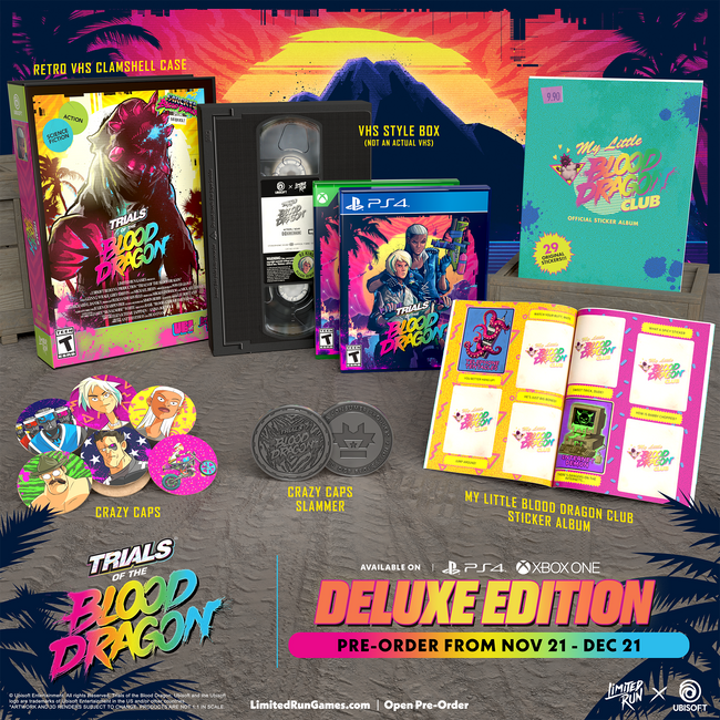 Trials of The Blood Dragon Deluxe Edition (PS4, Xbox)