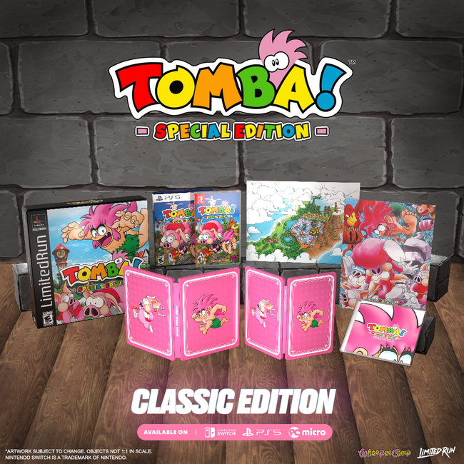 Switch Limited Run #245: Tomba! Special Edition Classic Edition