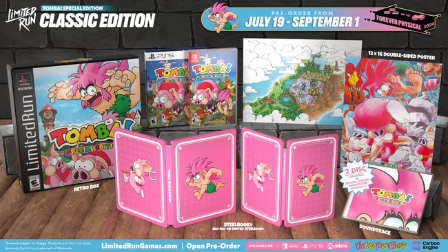 Switch Limited Run #245: Tomba! Special Edition Classic Edition