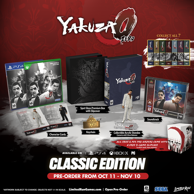 Yakuza 0 Classic Edition (PS4, Xbox, PC)