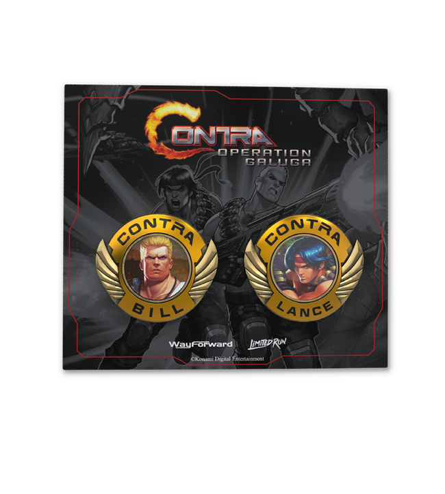 Contra: Operation Galuga Pin Set