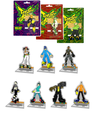 Jet Set Radio Acrylic Standees